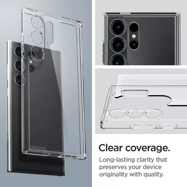 Spigen Ultra Hybrid Case for Samsung Galaxy S24 Ultra - Transparent 24