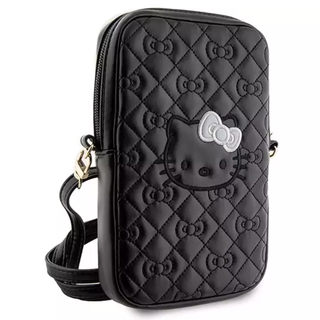Hello Kitty Quilted Bows Strap bag - black 6