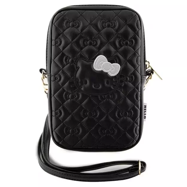 Hello Kitty Quilted Bows Strap bag - black 5