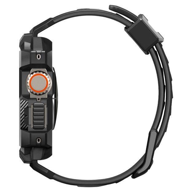 Spigen Rugged Armor Pro Apple Watch Ultra (49mm) Strap Case - Black 5