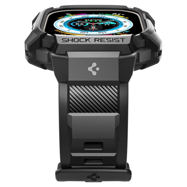 Spigen Rugged Armor Pro Apple Watch Ultra (49mm) Strap Case - Black 4
