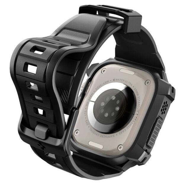 Spigen Rugged Armor Pro Apple Watch Ultra (49mm) Strap Case - Black 11