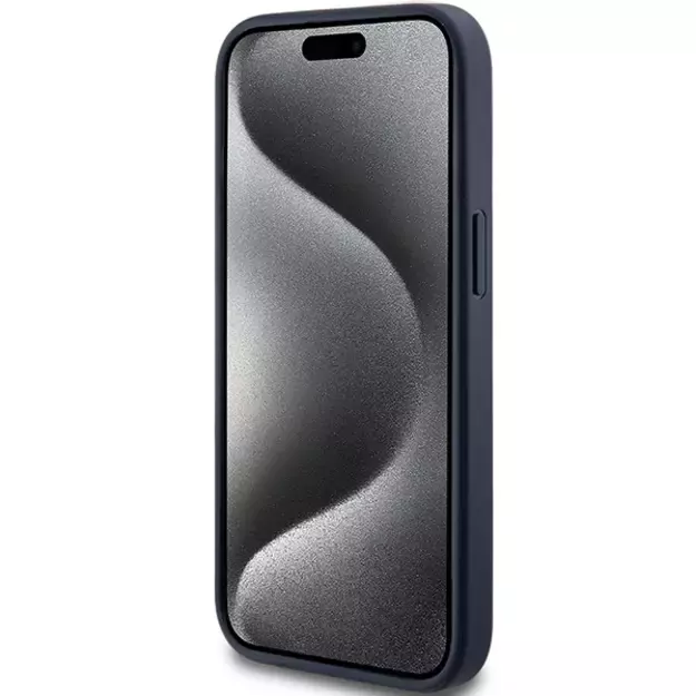 Guess 4G Triangle Metal Logo case for iPhone 15 Plus / 14 Plus - blue 11