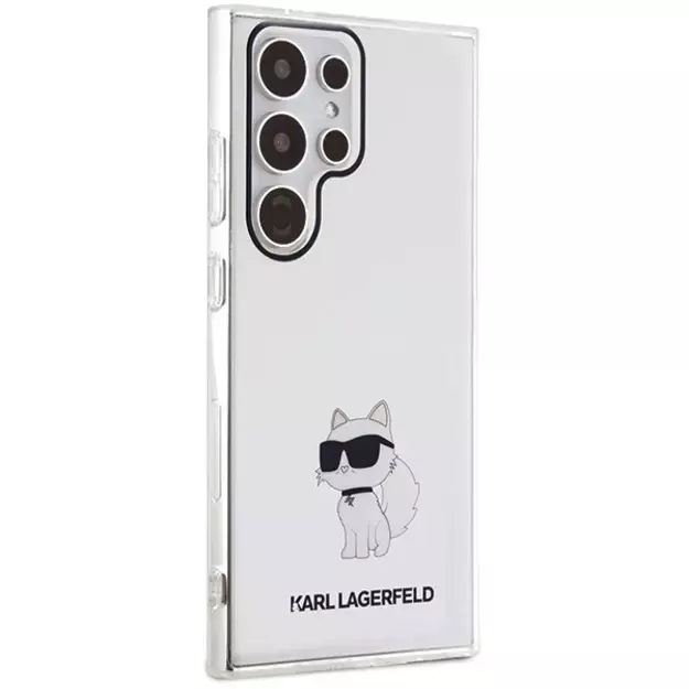 Karl Lagerfeld IML Choupette case for Samsung Galaxy S24 Ultra - transparent 3