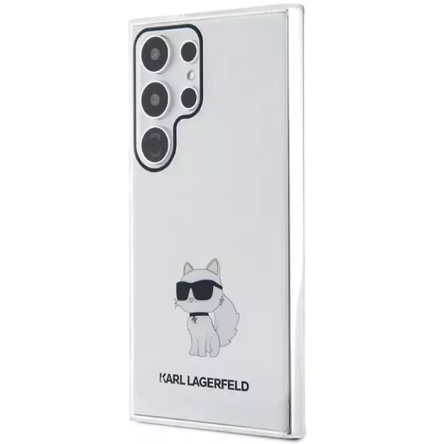 Karl Lagerfeld IML Choupette case for Samsung Galaxy S24 Ultra - transparent 1