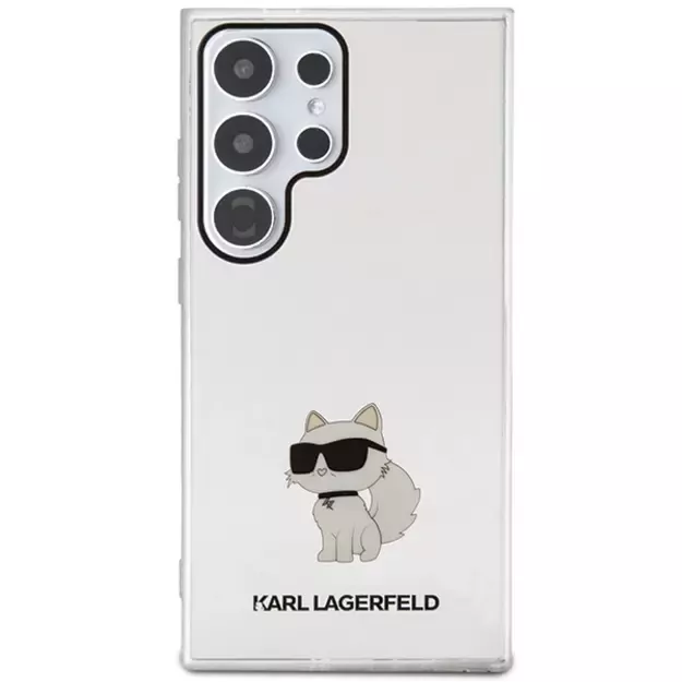 Karl Lagerfeld IML Choupette case for Samsung Galaxy S24 Ultra - transparent 2
