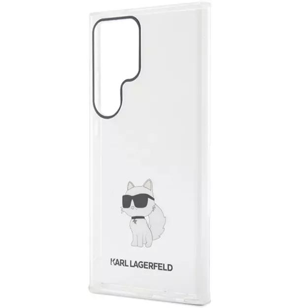 Karl Lagerfeld IML Choupette case for Samsung Galaxy S24 Ultra - transparent 5