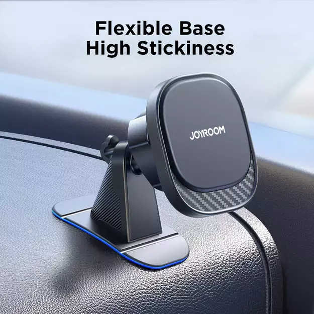 Joyroom JR-ZS400 magnetic car phone holder on the dashboard - black 25
