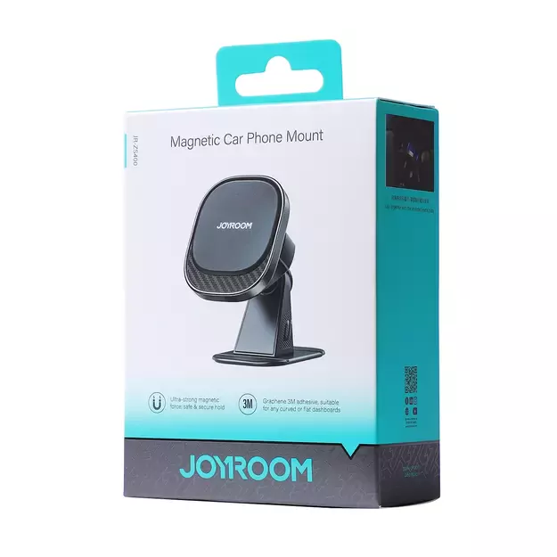 Joyroom JR-ZS400 magnetic car phone holder on the dashboard - black 20