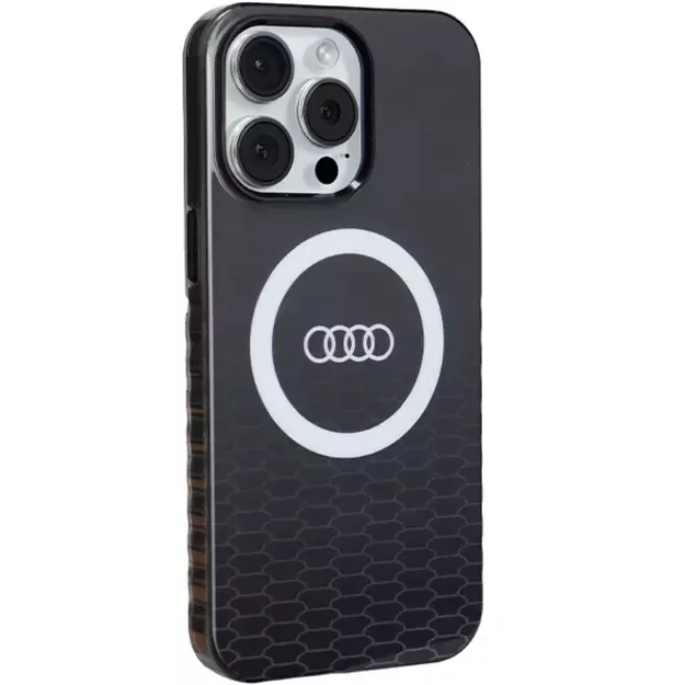 Audi IML Big Logo MagSafe case for iPhone 15 Pro Max - black 5