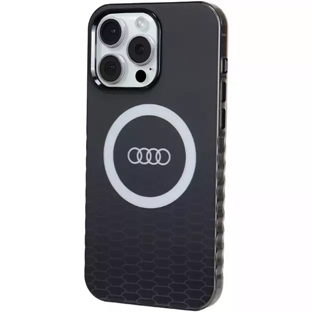 Audi IML Big Logo MagSafe case for iPhone 15 Pro Max - black 1