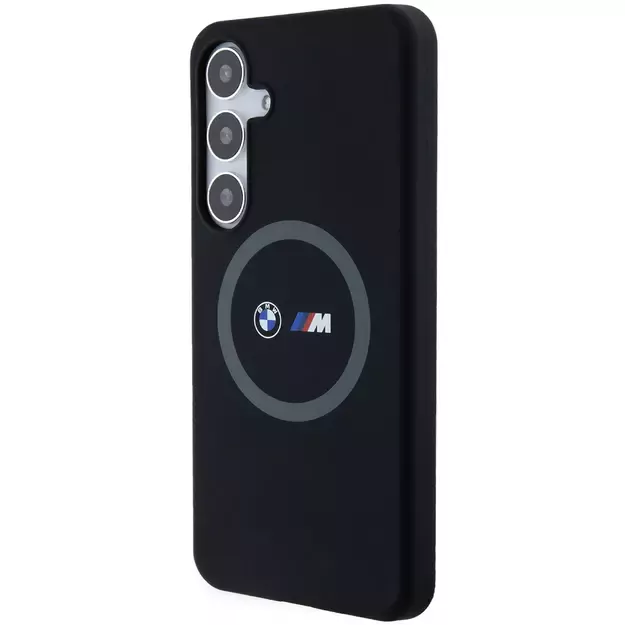 BMW M Silicone Printed Ring MagSafe case for Samsung Galaxy S24+ - black 1