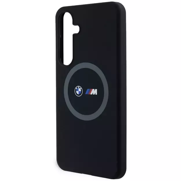 BMW M Silicone Printed Ring MagSafe case for Samsung Galaxy S24+ - black 5