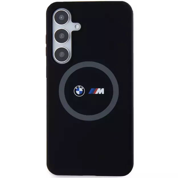 BMW M Silicone Printed Ring MagSafe case for Samsung Galaxy S24+ - black 2