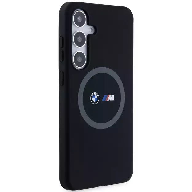 BMW M Silicone Printed Ring MagSafe case for Samsung Galaxy S24+ - black 3