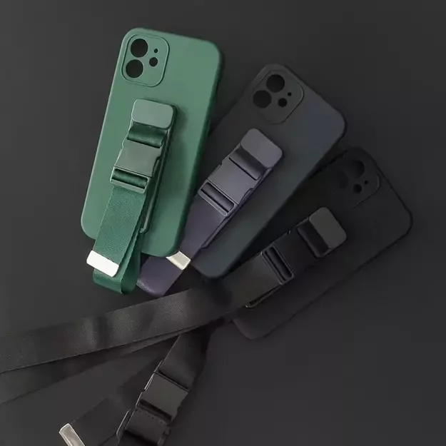 Rope Case Silicone Cover with Lanyard Purse Lanyard Strap for Redmi Note 11 Pro Red 31
