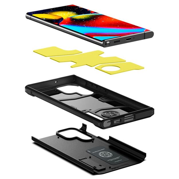 Spigen Tough Armor Case for Samsung Galaxy S22 Ultra - Black 12