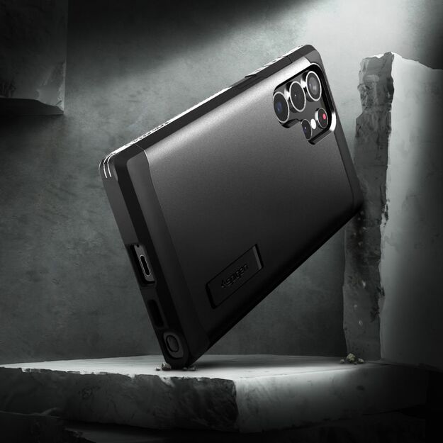 Spigen Tough Armor Case for Samsung Galaxy S22 Ultra - Black 7
