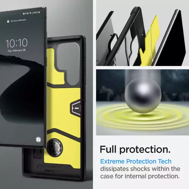 Spigen Tough Armor Case for Samsung Galaxy S22 Ultra - Black 22