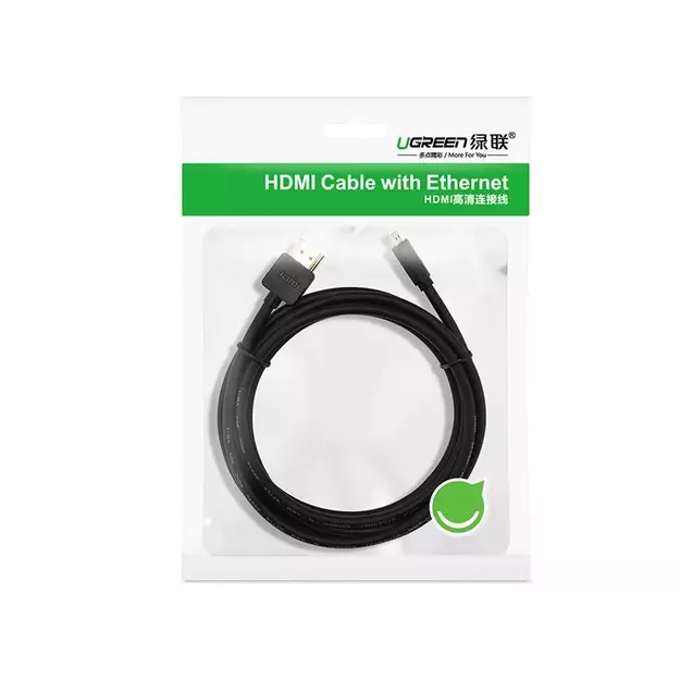 Ugreen cable HDMI - micro HDMI cable 19 pin 2.0v 4K 60Hz 30AWG 1.5m black (30102) 13