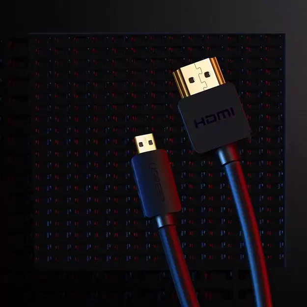 Ugreen cable HDMI - micro HDMI cable 19 pin 2.0v 4K 60Hz 30AWG 1.5m black (30102) 12