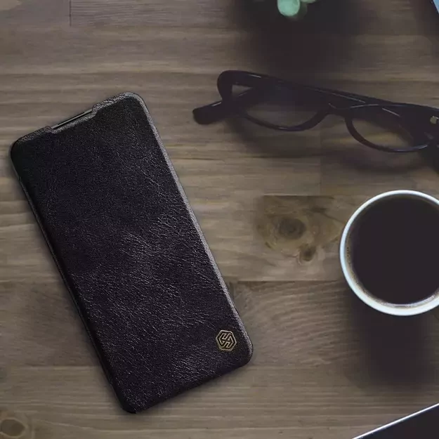 Nillkin Qin leather holster case for Xiaomi Redmi Note 9T 5G brown 41