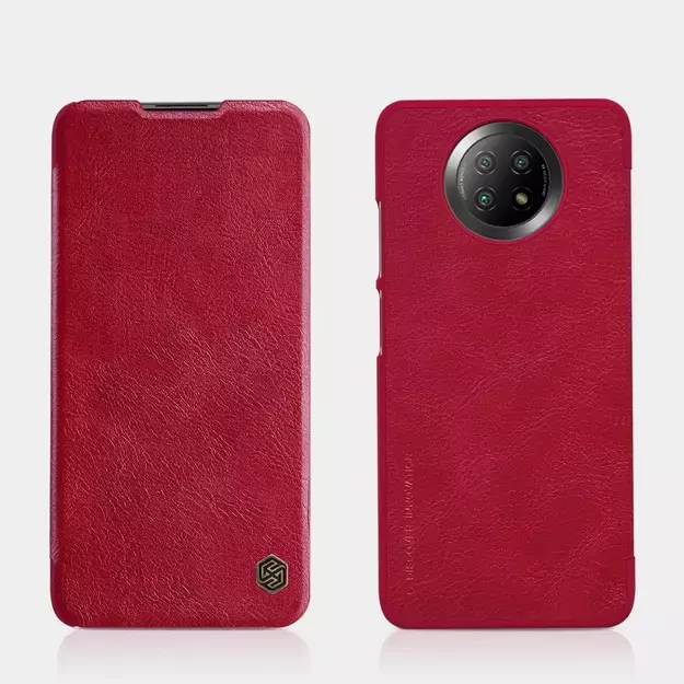 Nillkin Qin leather holster case for Xiaomi Redmi Note 9T 5G brown 37