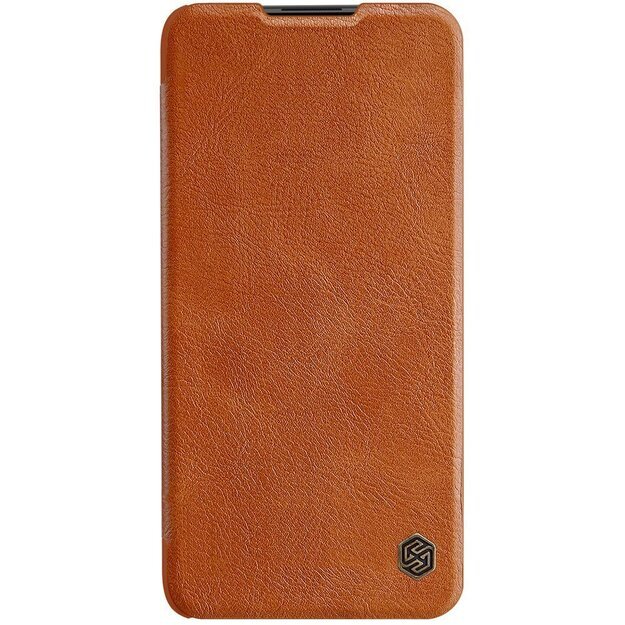 Nillkin Qin leather holster case for Xiaomi Redmi Note 9T 5G brown 1
