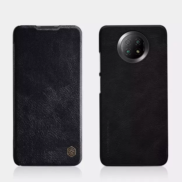 Nillkin Qin leather holster case for Xiaomi Redmi Note 9T 5G brown 39