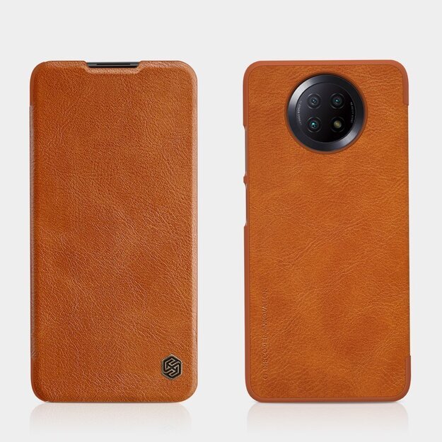 Nillkin Qin leather holster case for Xiaomi Redmi Note 9T 5G brown 8