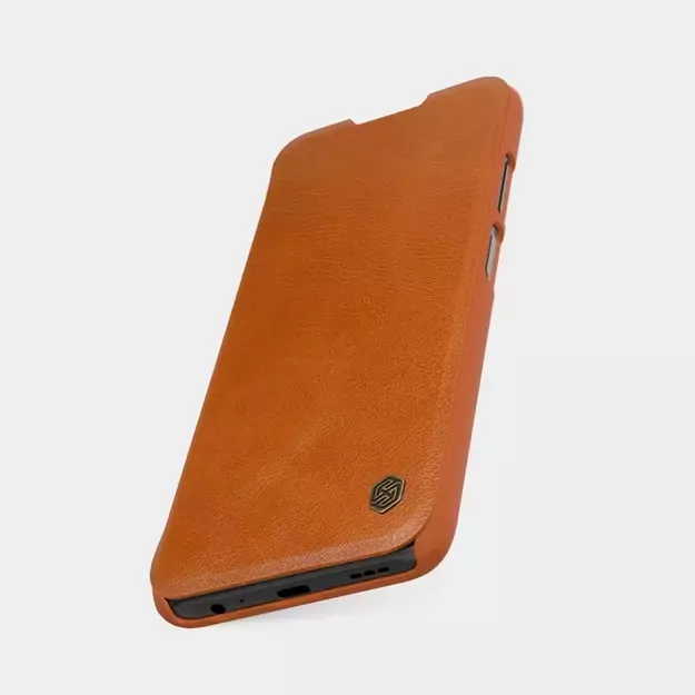 Nillkin Qin leather holster case for Xiaomi Redmi Note 9T 5G brown 32