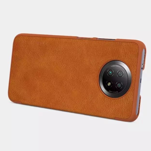 Nillkin Qin leather holster case for Xiaomi Redmi Note 9T 5G brown 28