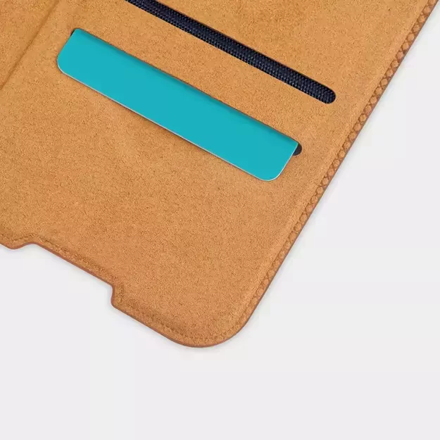 Nillkin Qin leather holster case for Xiaomi Redmi Note 9T 5G brown 30