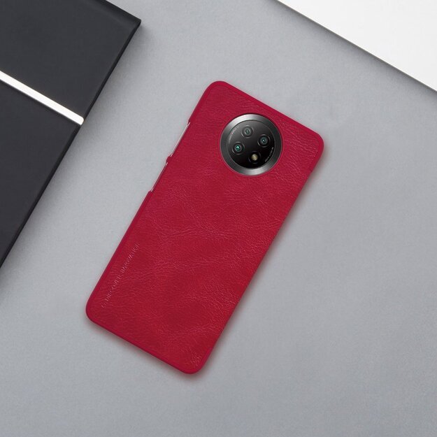 Nillkin Qin leather holster case for Xiaomi Redmi Note 9T 5G brown 15