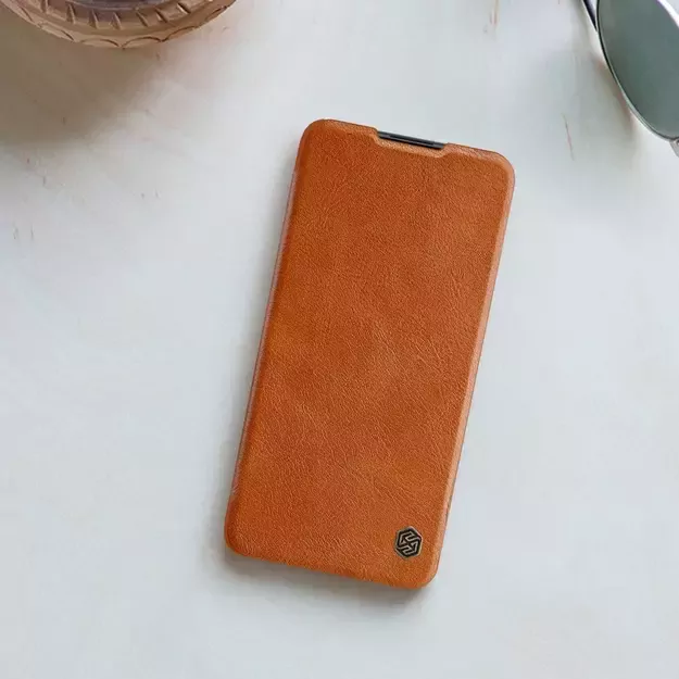 Nillkin Qin leather holster case for Xiaomi Redmi Note 9T 5G brown 33