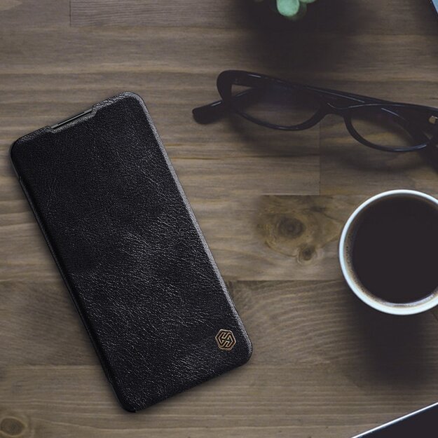 Nillkin Qin leather holster case for Xiaomi Redmi Note 9T 5G brown 18