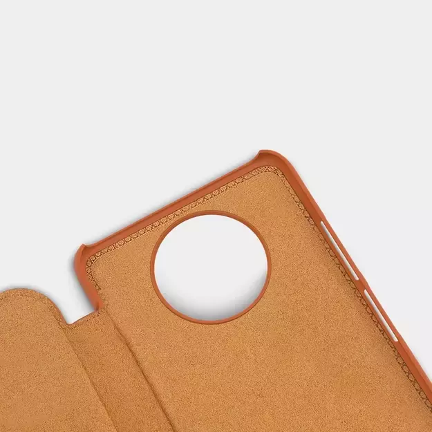 Nillkin Qin leather holster case for Xiaomi Redmi Note 9T 5G brown 29