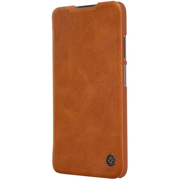 Nillkin Qin leather holster case for Xiaomi Redmi Note 9T 5G brown 2