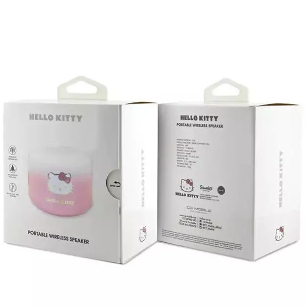 Hello Kitty Electroplate Gradient Bluetooth speaker - pink 3
