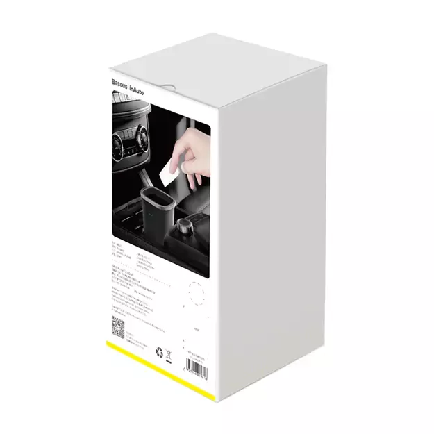 Baseus CRLJT-A01 waste bin for a car mounted in a cup holder - black 5