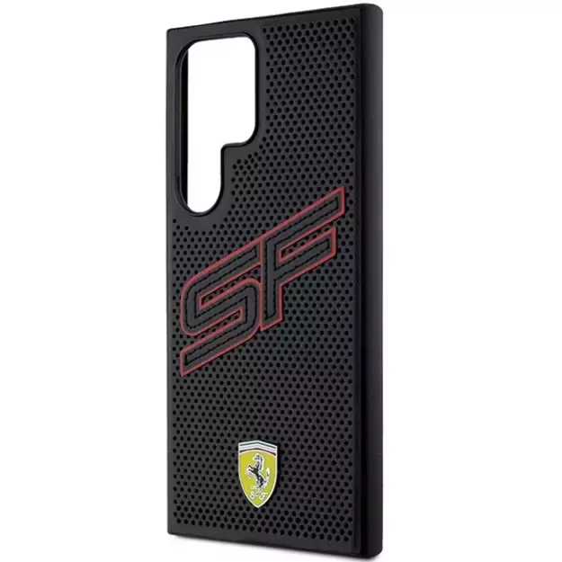 Ferrari Big SF Perforated case for Samsung Galaxy S24 Ultra - black 5
