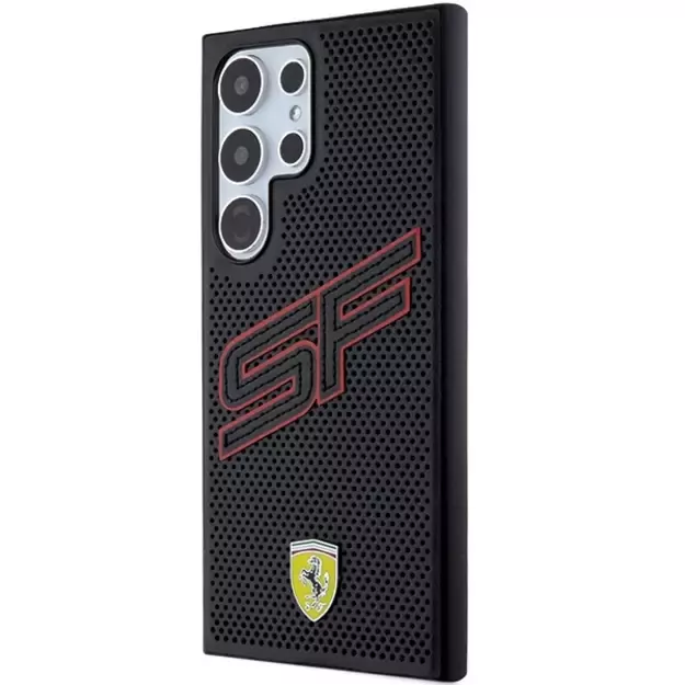 Ferrari Big SF Perforated case for Samsung Galaxy S24 Ultra - black 1