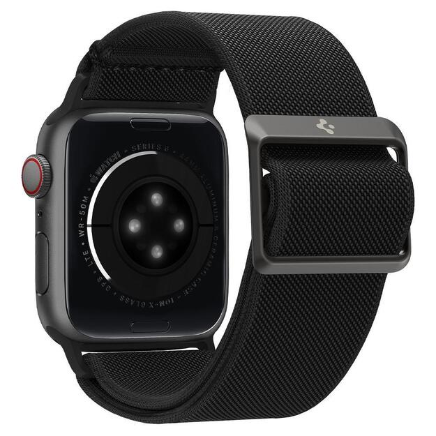 Spigen Fit Lite Strap for Apple Watch 4/5/6/7/8/9/SE/Ultra (42/44/45/49 mm) - Black 18