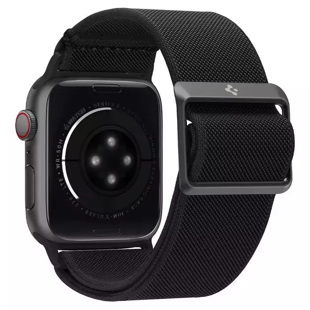 Spigen Fit Lite Strap for Apple Watch 4/5/6/7/8/9/SE/Ultra (42/44/45/49 mm) - Black 6