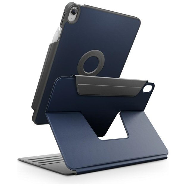 Uniq Rovus Snapmount Magnetic 360 Rotating Detachable case for iPad 11&quot  2025 / iPad 10.9&quot  2022 (10th generation) - navy blue