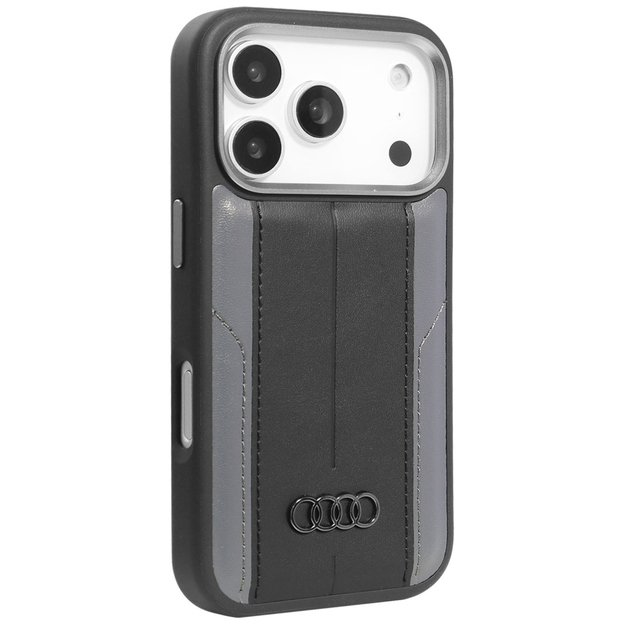 Audi A6 Synthetic Leather MagSafe Case for iPhone 17 Pro - Black 1