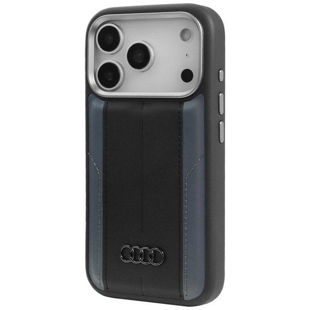 Audi A6 Synthetic Leather MagSafe Case for iPhone 17 Pro - Black 9