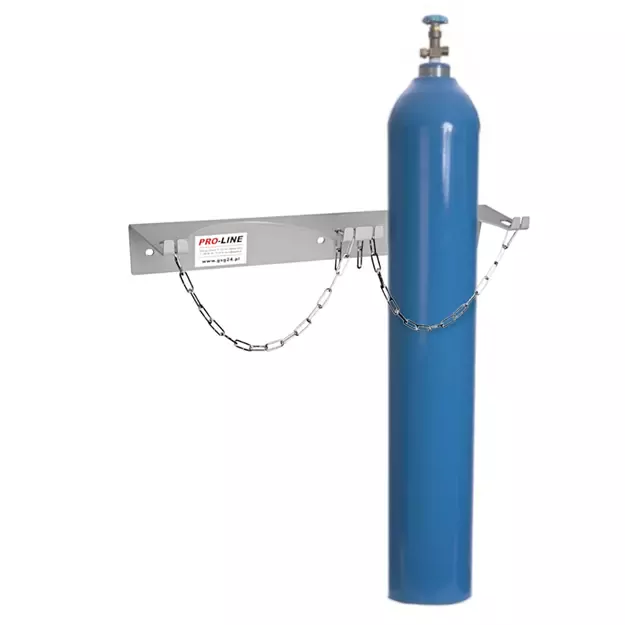 Wall holder for 1 gas cylinder, max. diameter 250 mm PRO-LINE cylinders 2