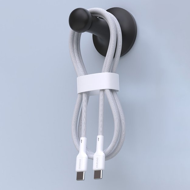 Dudao L9C 65W USB-C - USB-C Cable 1m - White 2