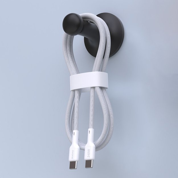 Dudao L9C Max 240W PD USB-C - USB-C Cable 1.2m - White 4